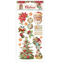 Stamperia - Classic Christmas, Chipboard