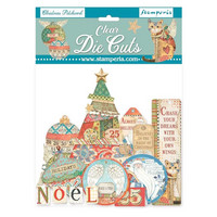 Stamperia - Christmas Patchwork, Clear Die Cuts, 51osaa