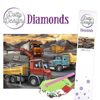 Dotty Designs - Trucks (K)(P), Timanttimaalaus, 30x42cm