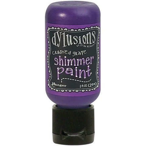 Dylusions - Shimmer Acrylic Paint, Crushed Grape, 29ml