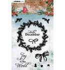 Studio Light - Sending Joy nr.52, Leimasetti, Christmas Wreath