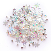 Buttons Galore - Sparkletz Embellishment Pack, 10g, Iceburg