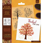 Crafter`s Companion - Autumn Blessings, Leimasetti, Autumnal Tree