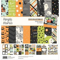 Simple Stories - Spooky Nights Collection Kit 12