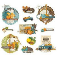 Simple Stories - Simple Vintage Country Harvest, Chipboard Clusters, 11osaa