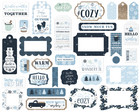 Echo Park - Winter Frames & Tags, Leikekuvia, 33 kpl