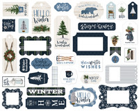 Carta Bella - Welcome Winter Frames & Tags, Leikekuvia, 33 kpl