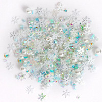 Buttons Galore - Sparkletz Embellishment Pack, 10g, Avalanche