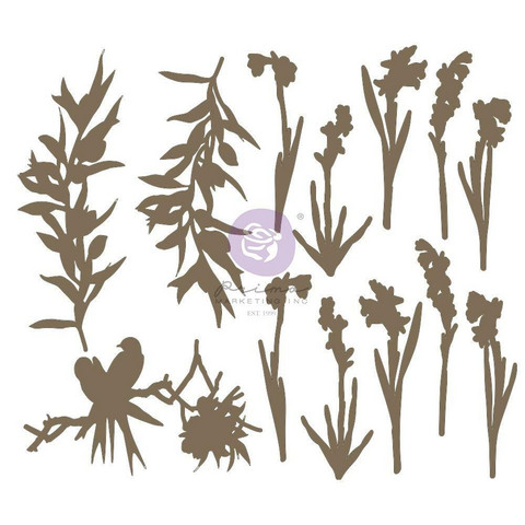 Prima Marketing - Sharon Viv Chipboard Die-Cuts, Bloom