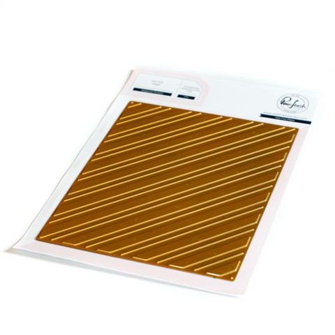 Pinkfresh Studio - Diagonal Stripes, Hot Foil Plate