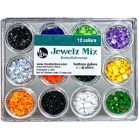 Buttons Galore - Jewelz Mix, 12x3,5g, Halloween