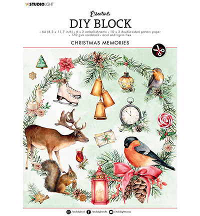 Studio Light - DIY Block Christmas Memories Essentials nr.13