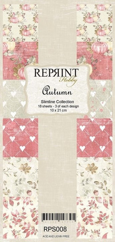 Reprint - Autumn, Slimline Paper Pack, Paperikko, 18 arkkia