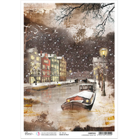 Ciao Bella - The Memories of A Snowy Day, Rice Paper A4, A Memorable Snowy Day