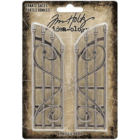Tim Holtz - Idea-Ology Metal Ornate Gates, 2 kpl