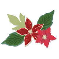 Sizzix - Framelits Dies By Lisa Jones, Stanssi- ja leimasetti, Seasonal Flowers