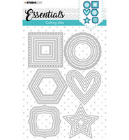 Studio Light - Cutting Die Essentials nr.84, Stanssisetti, Shapes Nested Small