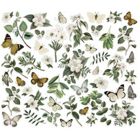 Simple Stories - Simple Vintage Weathered Garden, Leikekuvat, 47 osaa, Floral