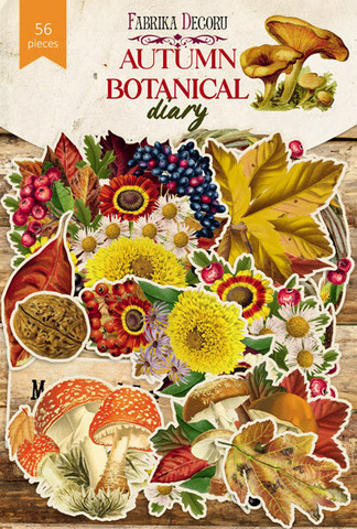 Fabrika Decoru - Autumn Botanical Diary, Leikekuvat, 56 osaa