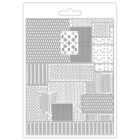 Stamperia - Lady Vagabond Lifestyle, Soft Mould, Muotti, A5, Metal Pattern