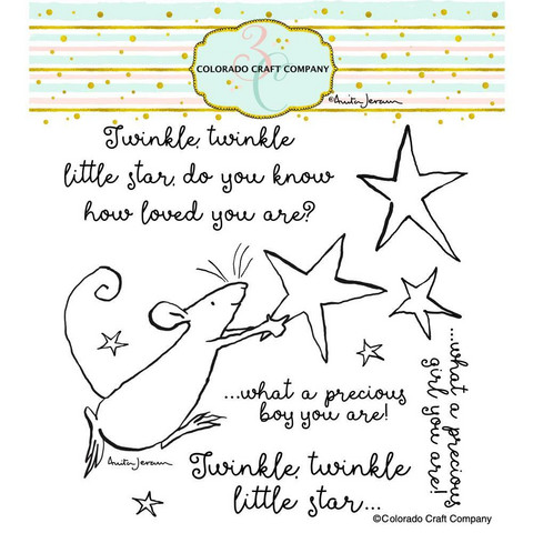 Colorado Craft Company - Twinkle Little Star-By Anita Jeram, Leimasetti