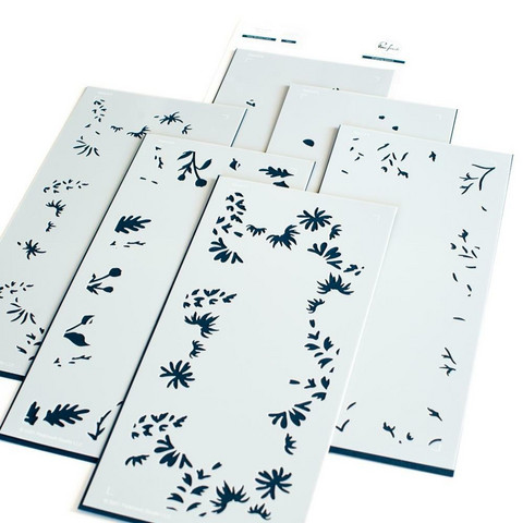 Pinkfresh Studio - Daisy Slimline Frame, Kerrossapluunasetti