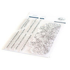 Pinkfresh Studio - Charming Floral Border, Leimasetti