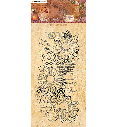 Studio Light - Jenine's Mindful Warm & Cozy, Postcard Daisies nr.108, Leima