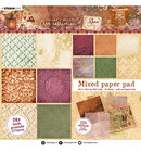 Studio Light - Jenine`s Mindful, Mixed Paper Pad Backgrounds, Warm & Cozy nr.09, 20x20cm, 36 arkkia