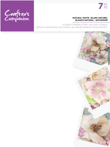 Crafter's Companion - Flower Forming Foam, Natural White
