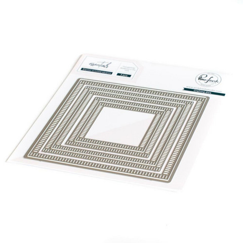 Pinkfresh Studio - Blanket Stitch Square, Stanssisetti