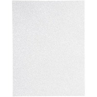 Cousin - Glitter Foam Sheet, 2mm, White