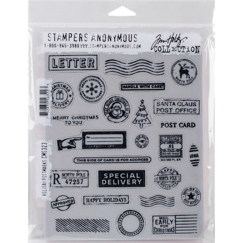 Tim Holtz - Holiday Postmarks, Leimasetti