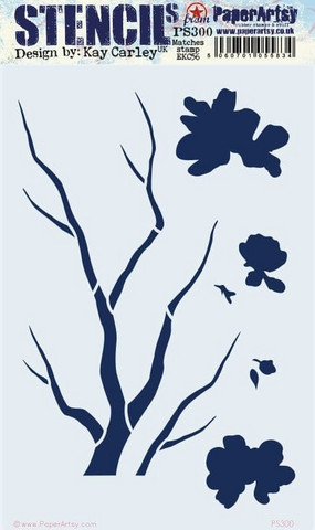 PaperArtsy - Stencil 300, Sapluuna