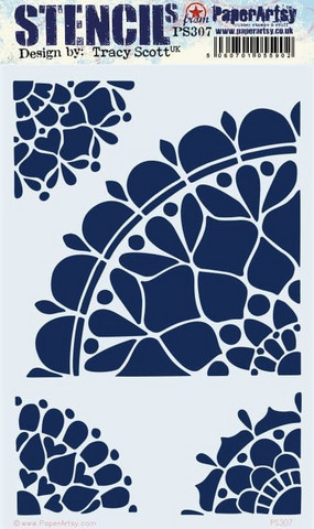 PaperArtsy - Stencil 307, Sapluuna