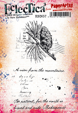 PaperArtsy - E³ Sara Naumann 57, Leimasetti, A5