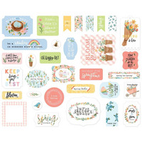Echo Park - My Favorite Spring Ephemera, Leikekuvia, 33 kpl