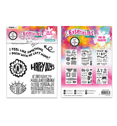 Studio Light - Art by Marlene, Rub on Sticker Quote designs Essentials nr.01