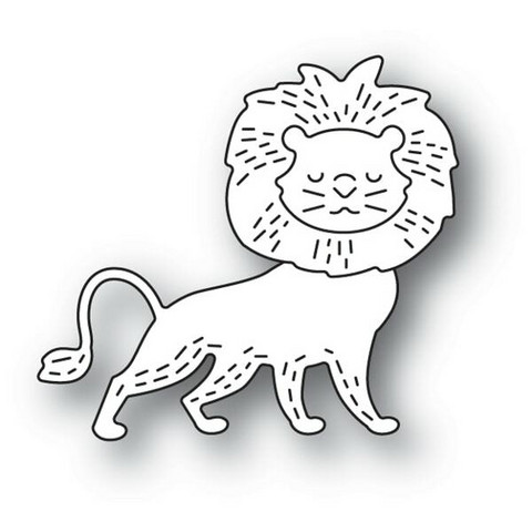 Poppy Stamps - Whittle Lion, Stanssisetti