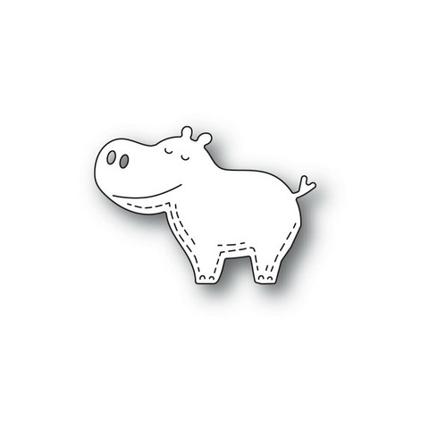 Poppy Stamps - Whittle Happy Hippo, Stanssi
