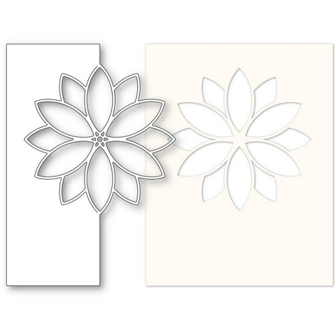 Memory Box - Contempo Poinsettia, Stanssi- ja sapluunasetti