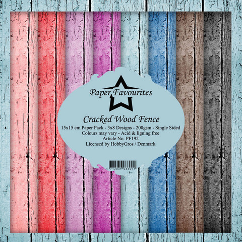 Paper Favourites - Cracked Wood Fence 6