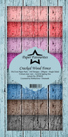 Paper Favourites - Cracked Wood Fence Slim Paper Pack, Paperikko