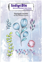 IndigoBlu - Squiggly Leaves A6, Leimasetti