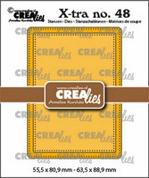 Crealies - Xtra no. 48 ATC Dots, Stanssisetti