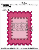 Crealies - Xtra ATC Stamp + Smaller Stamp, Stanssisetti