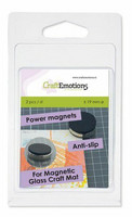 CraftEmotions - Power Magnets Anti Slip, 2kpl, Magneetit askartelualustaan