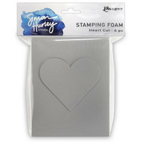 Ranger - Simon Hurley Create, Stamping Foam Heart Cut , Leimasieni, 4osaa