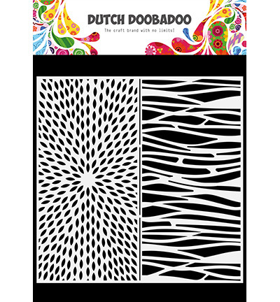 Dutch Doobadoo - Slimline Stripes 21x21cm, Sapluuna