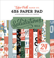 Echo Park - Salutations No. 2, Paper Pad 6